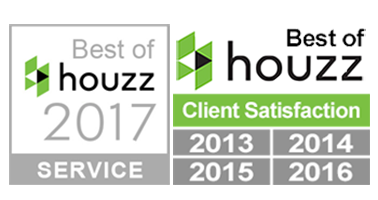 Best of Houzz – The highest level for client satisfaction by the Houzz community.