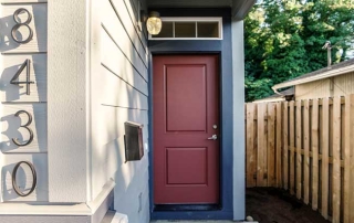 Skinny houses Front door