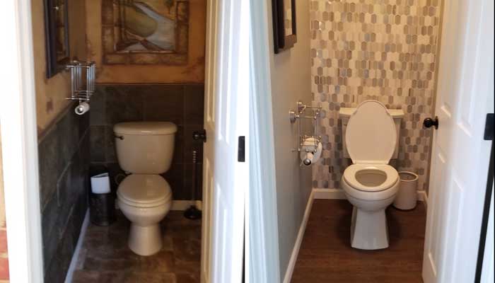 Bathroom Remodel - Before & After