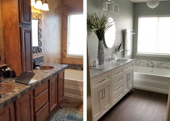 Bathroom Remodel - Before & After