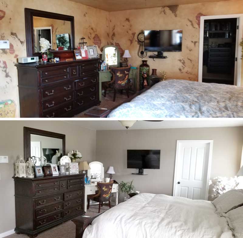 Bedroom Remodel - Before & After