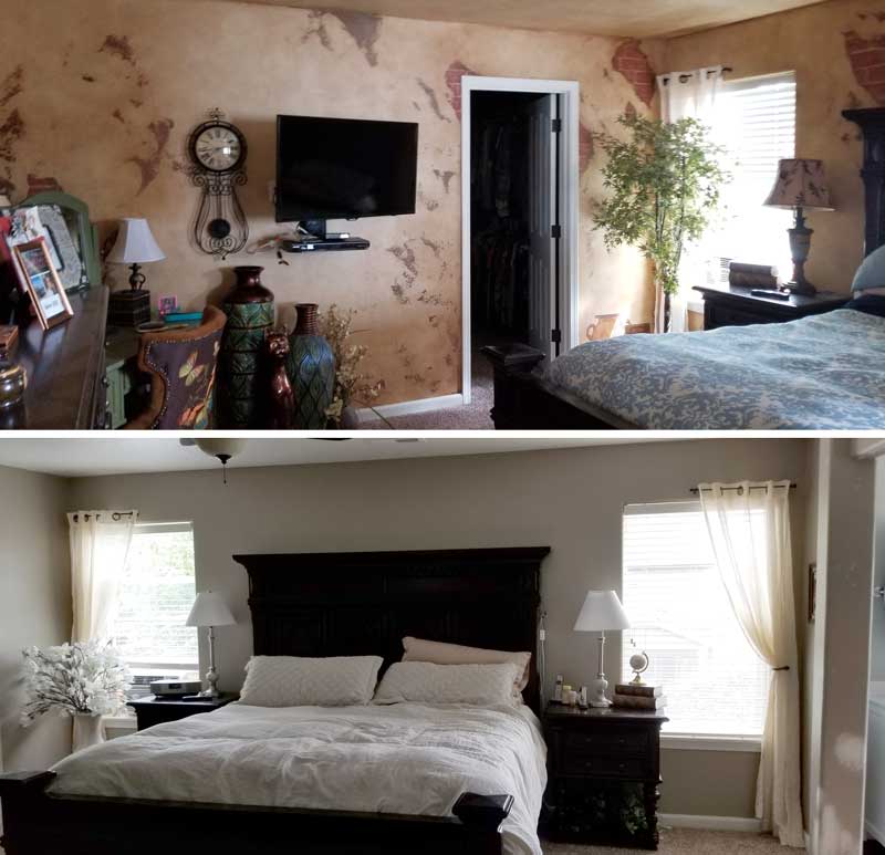 Bedroom Remodel - Before & After